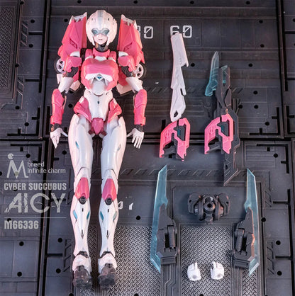 Cyber Succubus Mbreed Charm: Arcee PVC Model