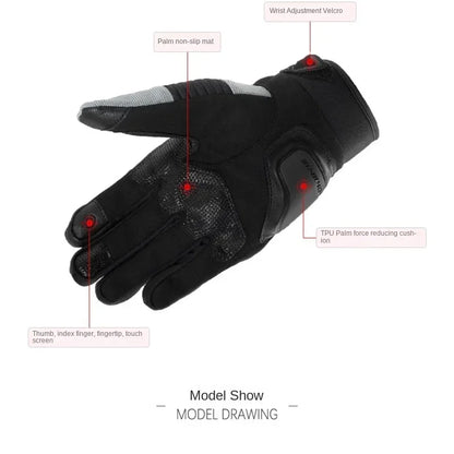 KOMINE GK-8184 EcoShield Warm Motorbike Gloves