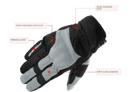 KOMINE GK-8184 EcoShield Warm Motorbike Gloves