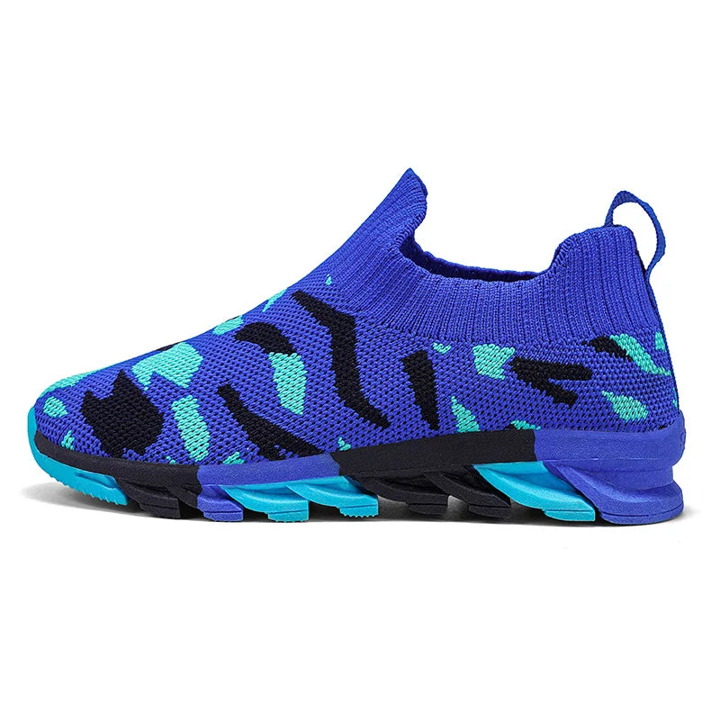 Camouflage Green Sneakers for Boys