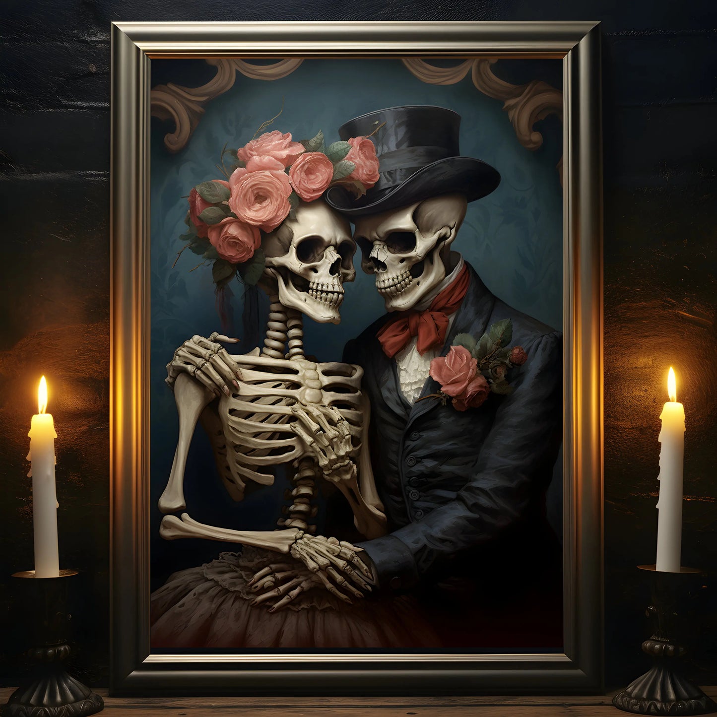 Victorian Spook: Dark Canvas Art for Eerie Homes