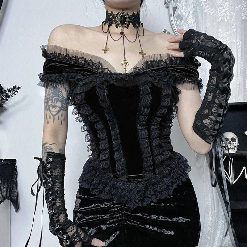 Name: Dark Tech Fairy Corset Top