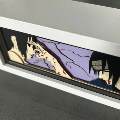 Naruto 3D LED Lamp: Kakashi, Sasuke & Itachi Glow