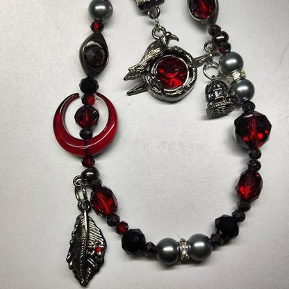 Celestial Love Keychain: Moonlit Anime Pendant