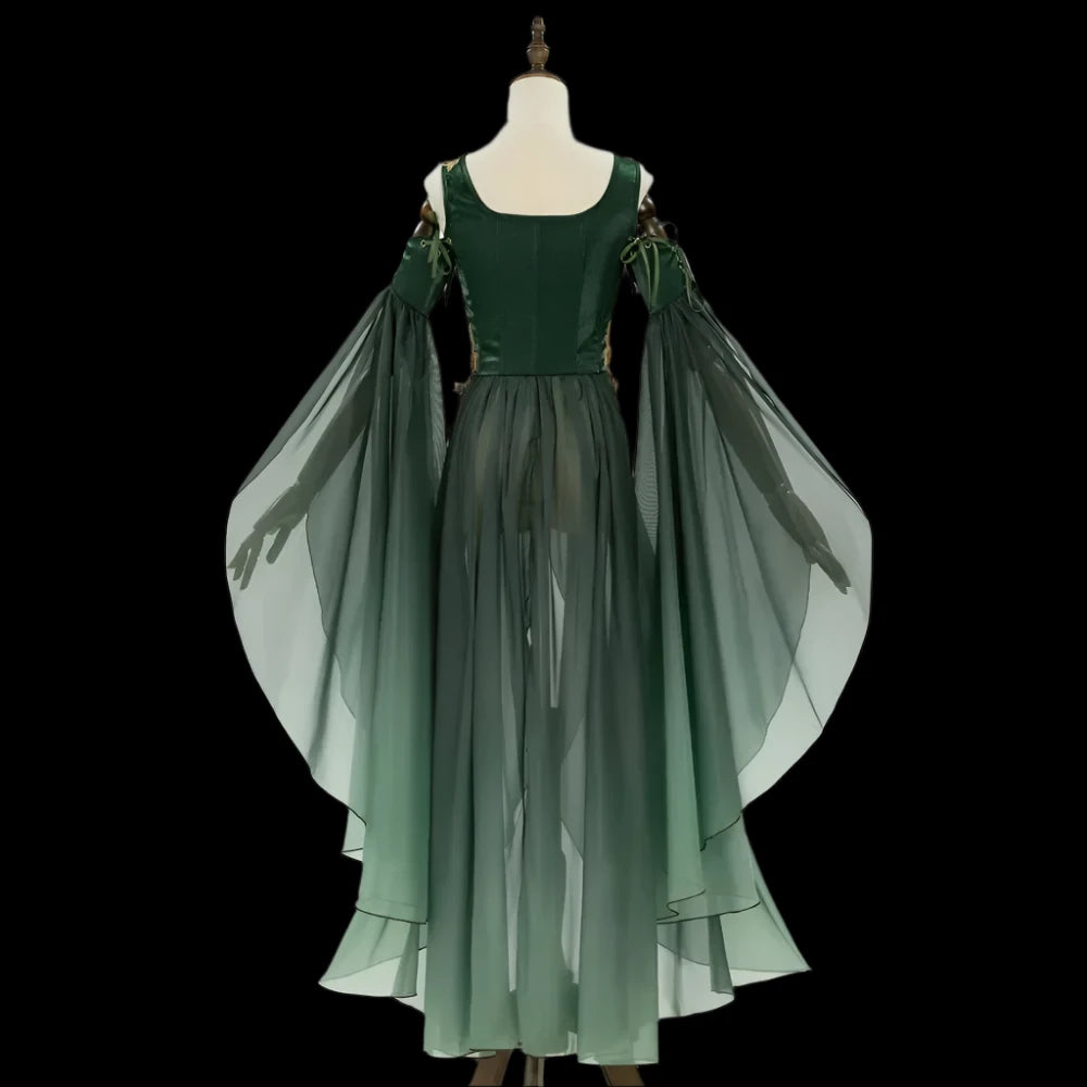 Meowcos Enchanted Green Elf Dress