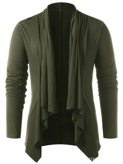 Chic Men’s Solid Cardigan: Casual Style Essential