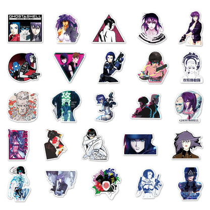 Ghost in the Shell Anime Stickers - 51 PCS Set