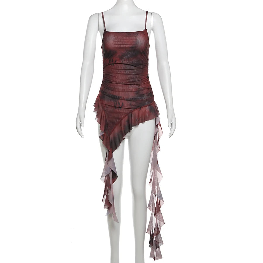 Nibber Summer Sisters Chic Tassel Mini Dress