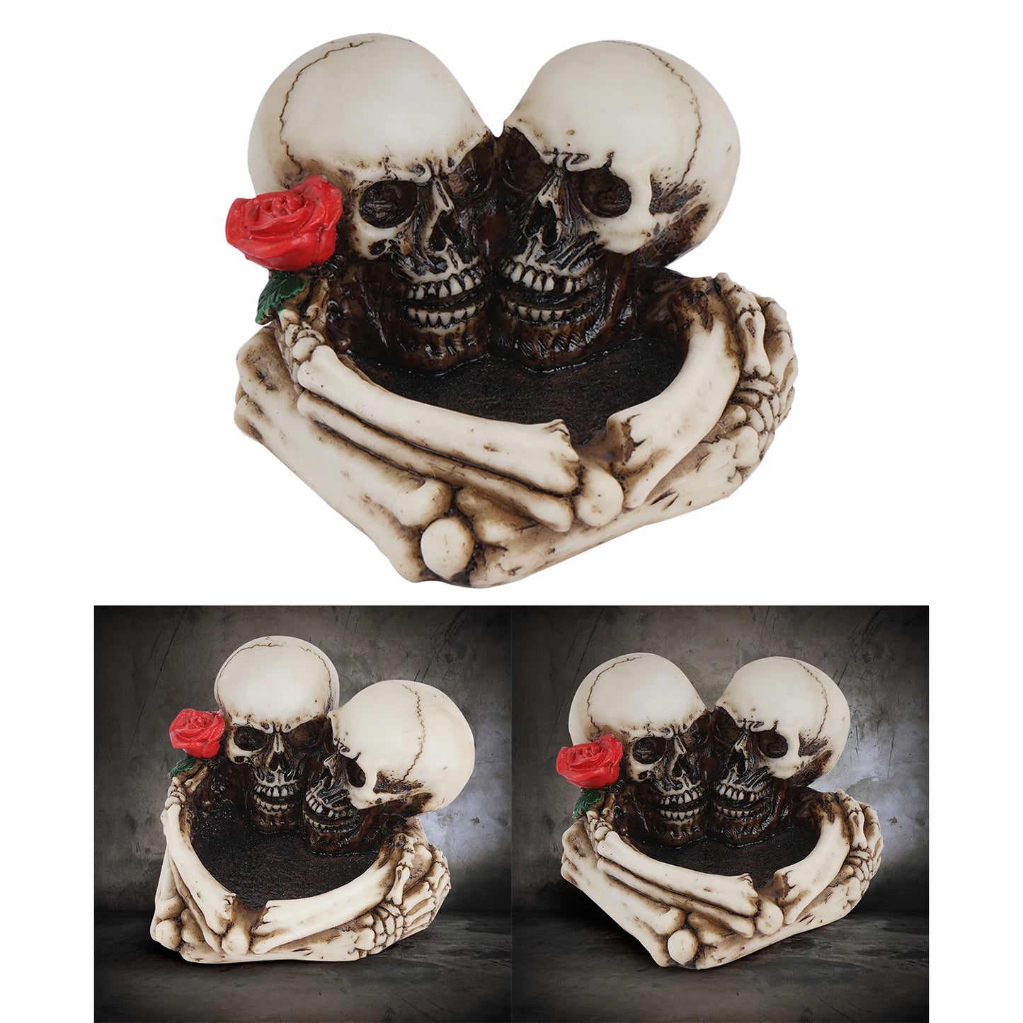 Portable Cigarette Cigar Ashtray Ash Tray Holder Decor Figurines