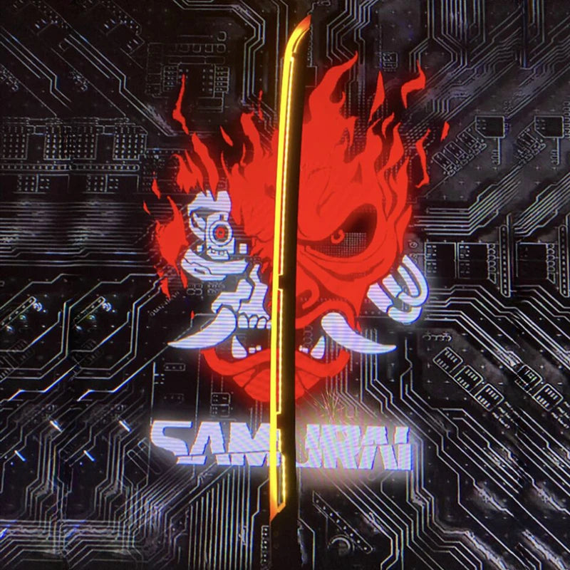 Punk Thermal Katana - Sci-Fi Glow Gaming Sword