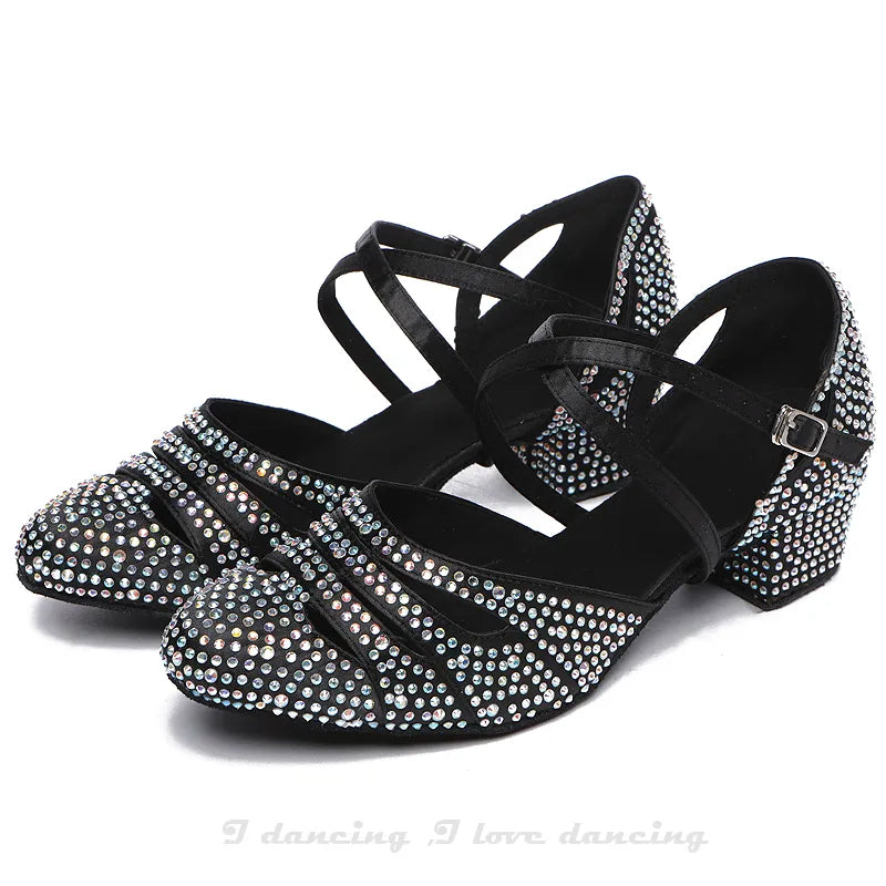 Women Dance Shoes Latin Salsa Ballroom Shoes Latin High Heels Girl Tango Boots Party Shoes Ladies  Jazz Shoes 2023 JuseDanc