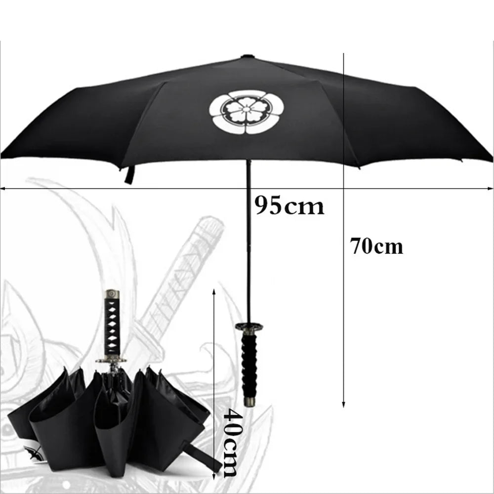Samurai Shield: Swordsman Folding Umbrella