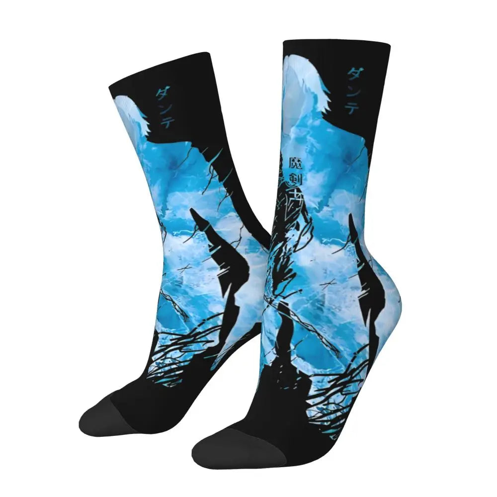 Vergil Kawaii Gaming Socks - Cozy & Anti-Skid Duo