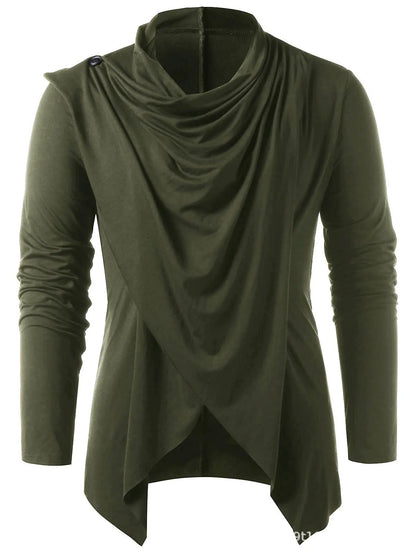 Chic Men’s Solid Cardigan: Casual Style Essential