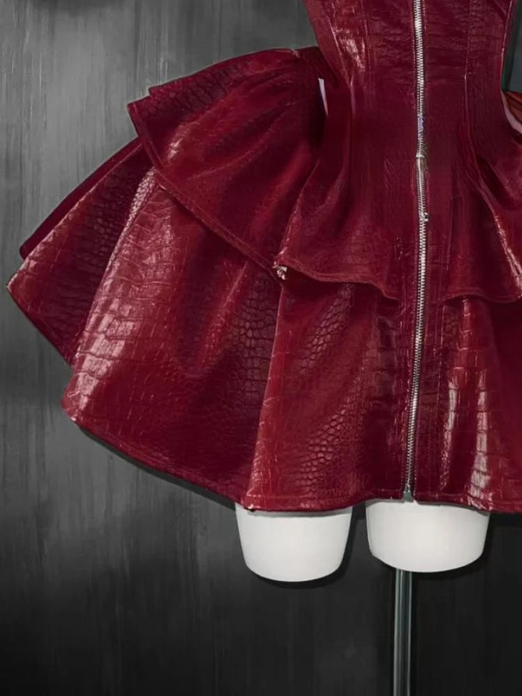 Vintage Y2K Halter Dress & Crop Jacket Set