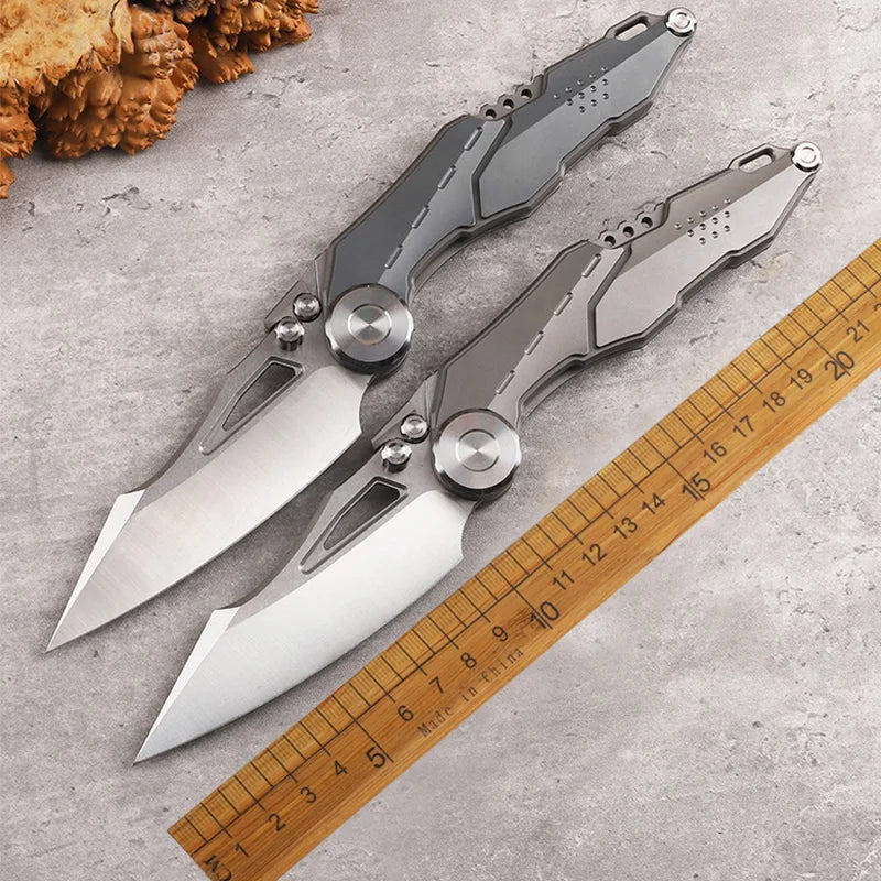 M390 Titanium Folding Knife - Ultimate Outdoor Tool
