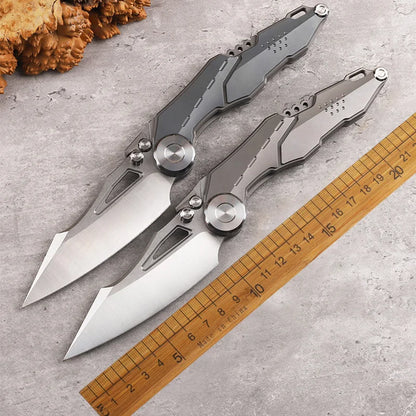 M390 Titanium Folding Knife - Ultimate Outdoor Tool