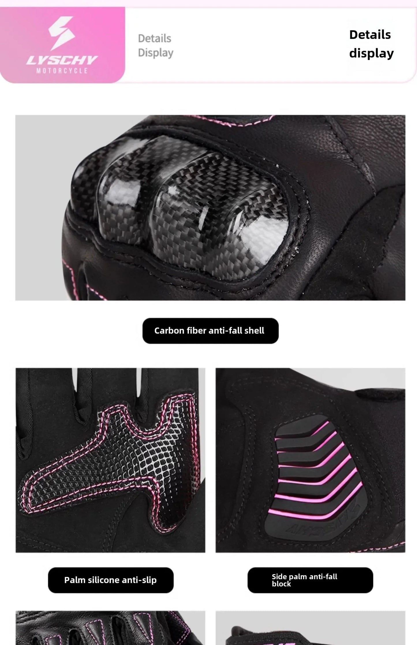 ThermoShield Carbon Fiber Motorbike Gloves