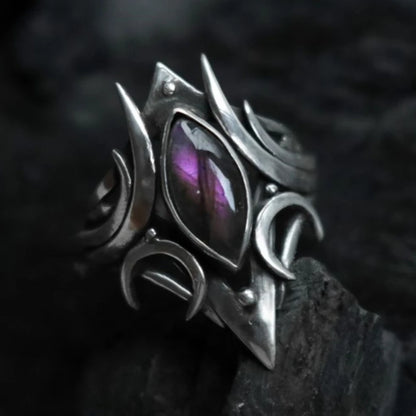 Retro Purple Zircon Jewelry