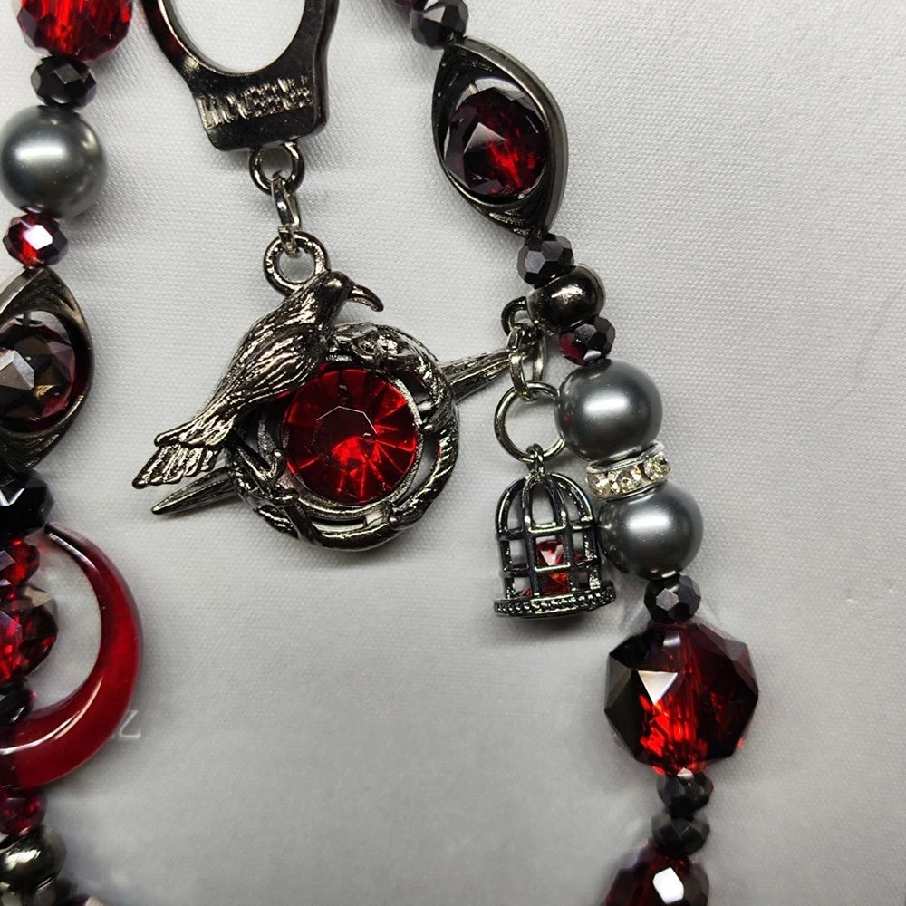 Celestial Love Keychain: Moonlit Anime Pendant