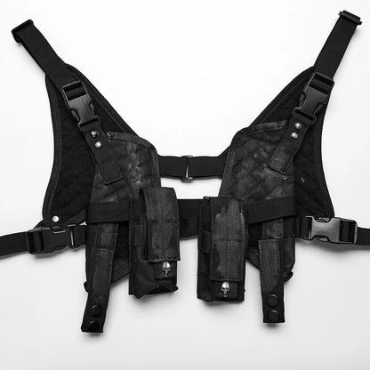 Edgy Detachable Punk Harness Mini Bags