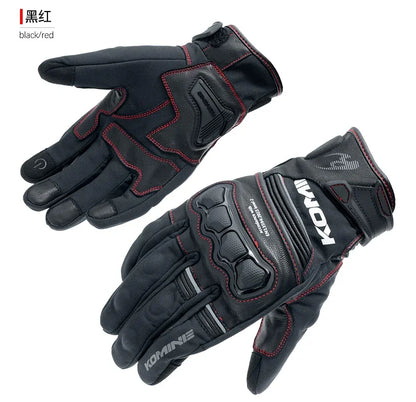 KOMINE GK-856 Windproof Sheepskin Moto Gloves