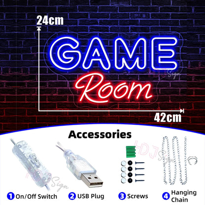 Vibrant Gamer Haven LED Neon Sign