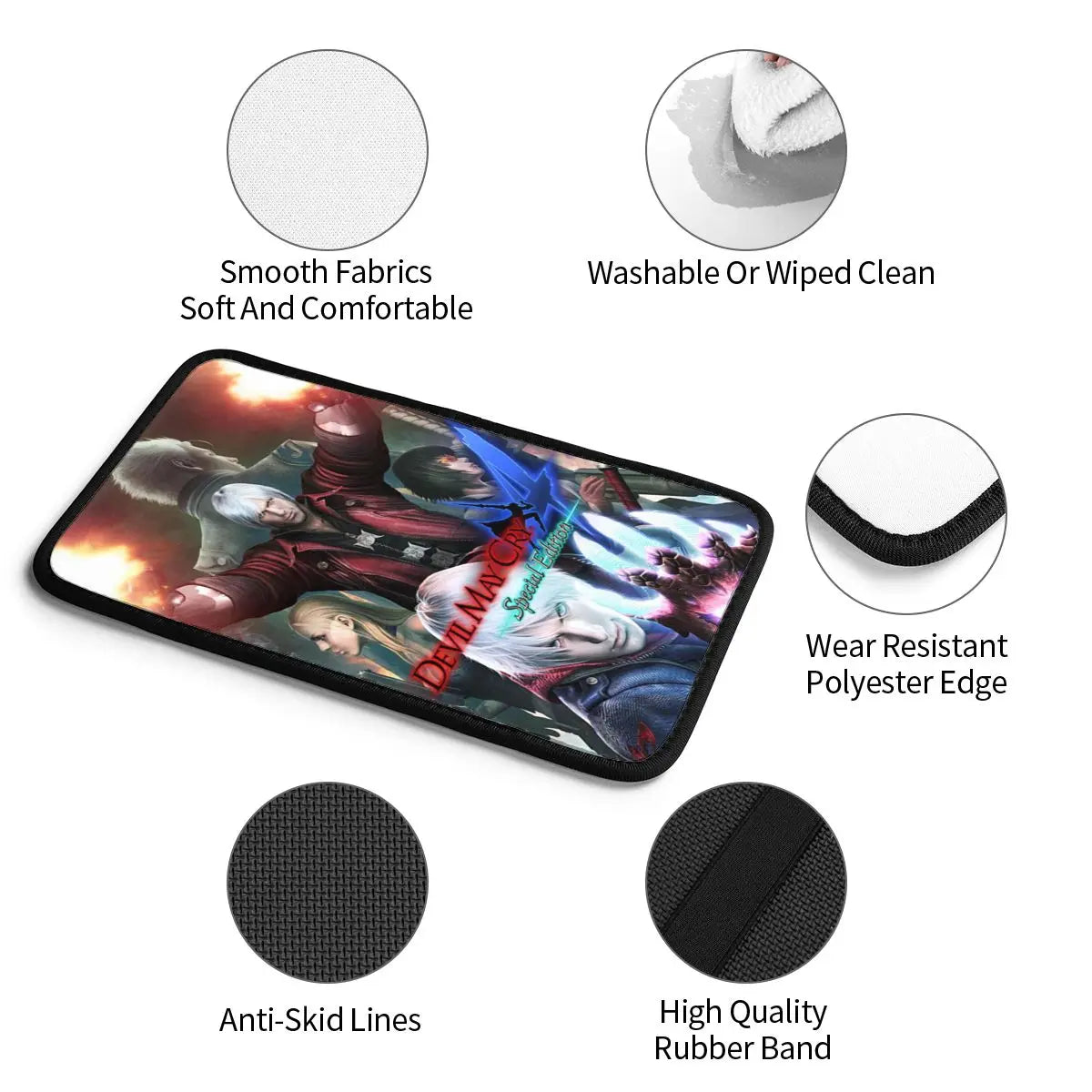 D-Devil Armrest Mat: Gaming Style for Drivers