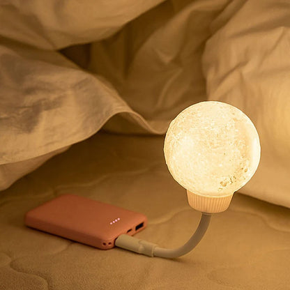 LunaGlow Voice-Controlled Night Light Lamp