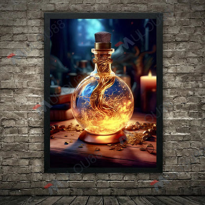 Witch's Elixir: Love & Immortality Canvas Art