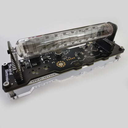 Cyberpunk Style Fluorescent Tube Clock Dynamic