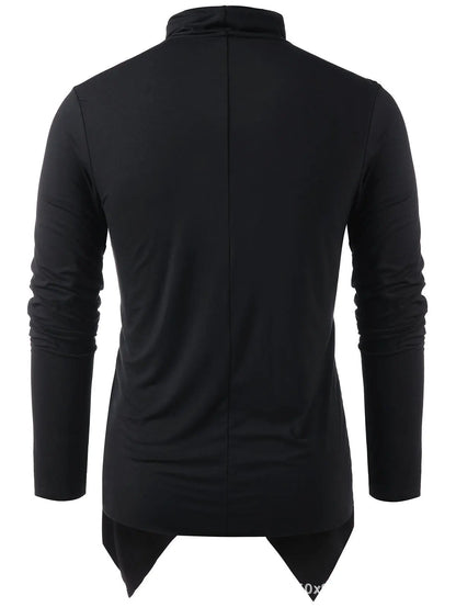 Chic Men’s Solid Cardigan: Casual Style Essential