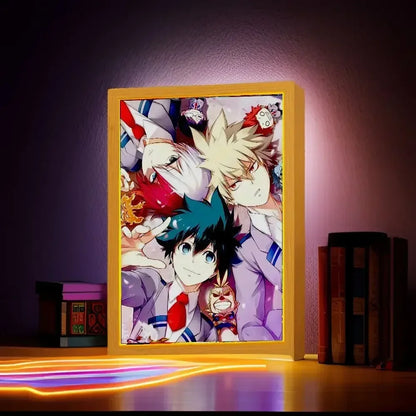 My Hero Night Glow Frame: LED Art Décor Lamp