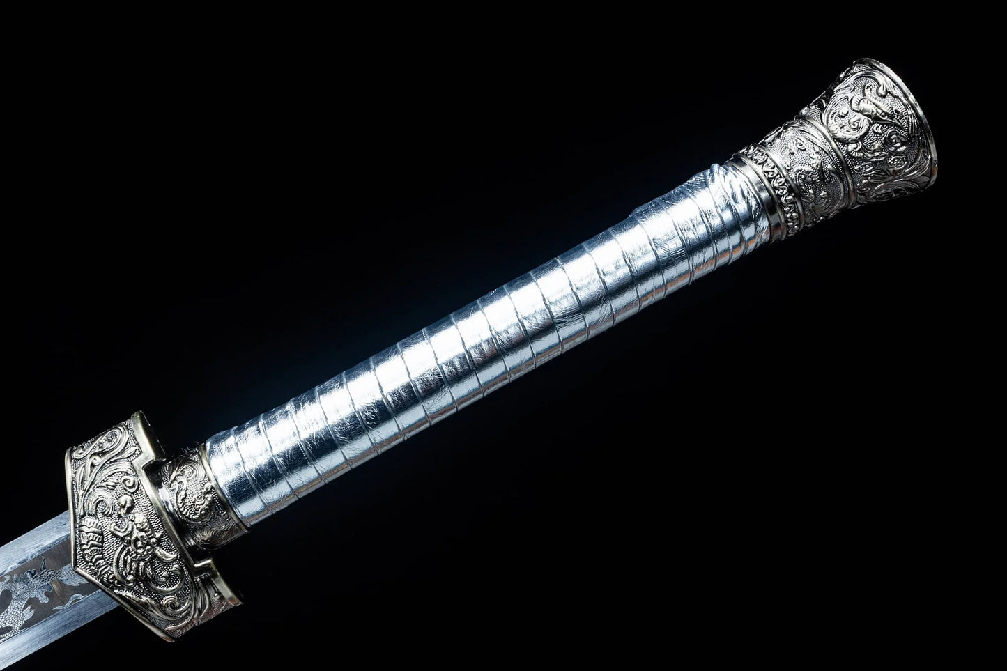"108cm Phoenix Dragon Sword – Forged Elegance in Steel"