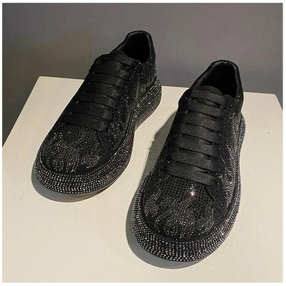 New Luxury Charming Men Showy Rhinestone