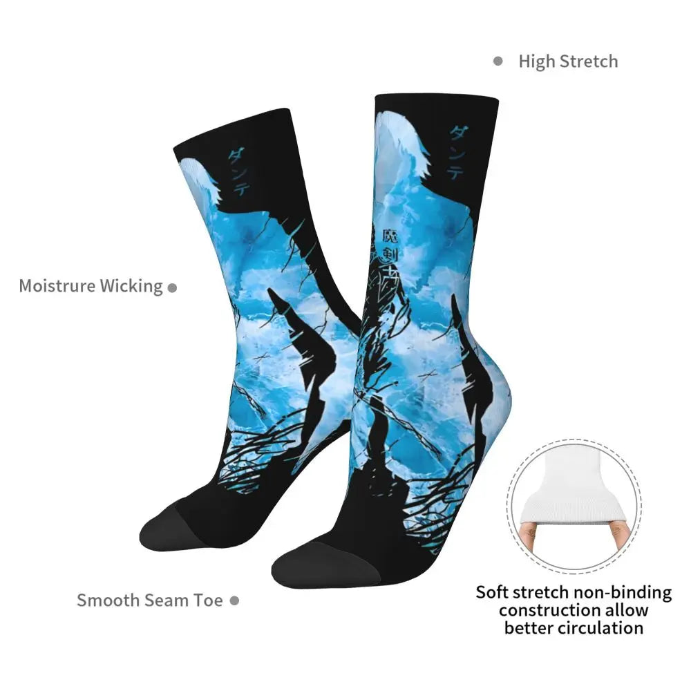 Vergil Kawaii Gaming Socks - Cozy & Anti-Skid Duo
