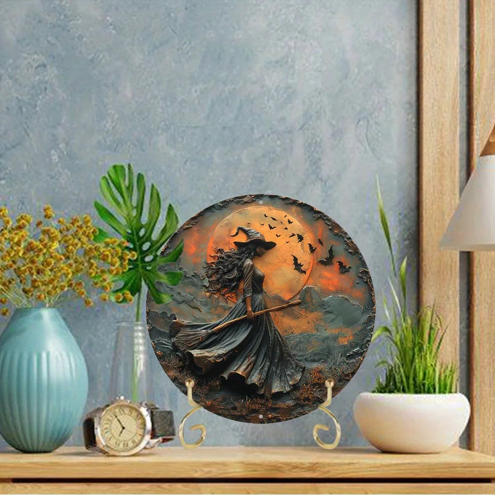 Aluminum Witchy Wall Art Décor Sign