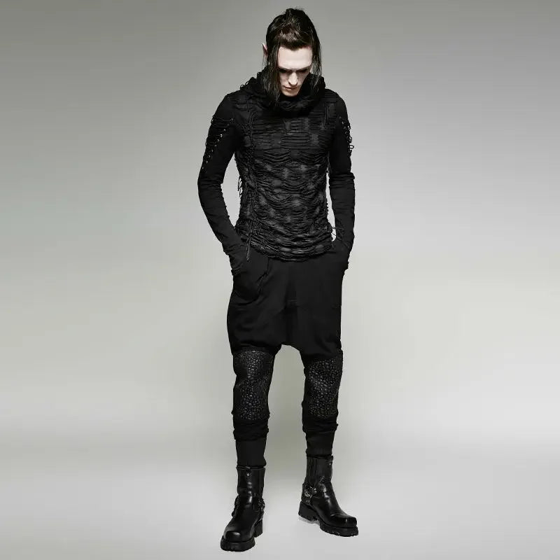Punk Vibe Gothic Hoodie: Streetwear for Individualists