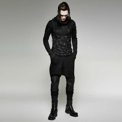 Punk Vibe Gothic Hoodie: Streetwear for Individualists
