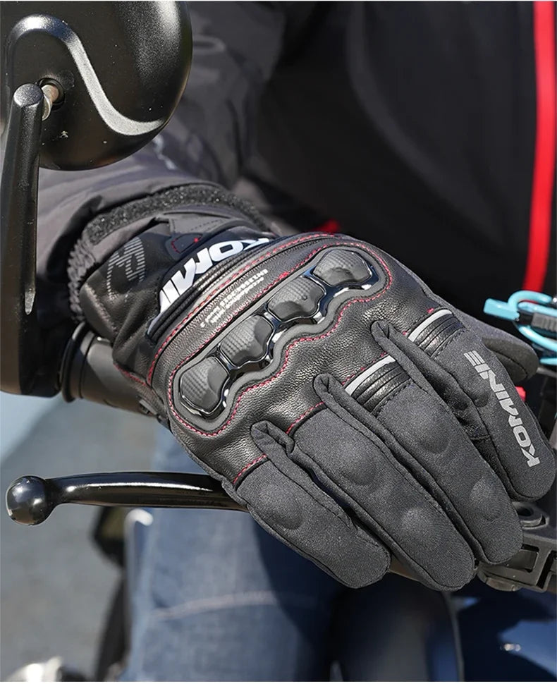 Komine GK-856 Sheepskin CE2 Motorcycle Gloves