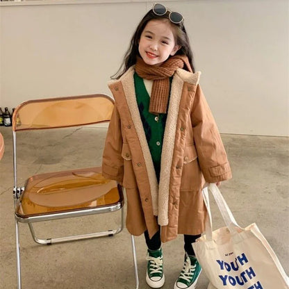 Girls Coat Jacket Cotton 