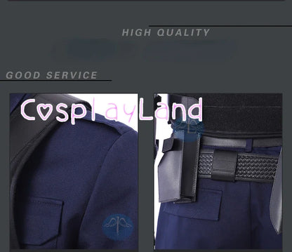 Leon Kennedy Resident 2 Cosplay Costume Set