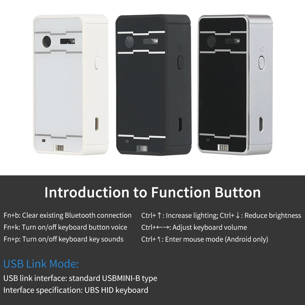 LaserType: Portable Bluetooth Projection Keyboard