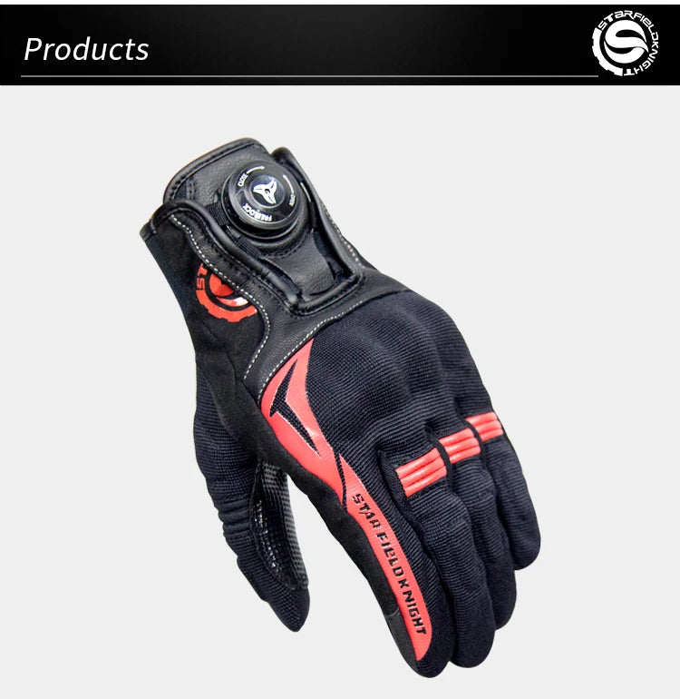 GlideGuard Summer Riding Gloves - Star Field Knight
