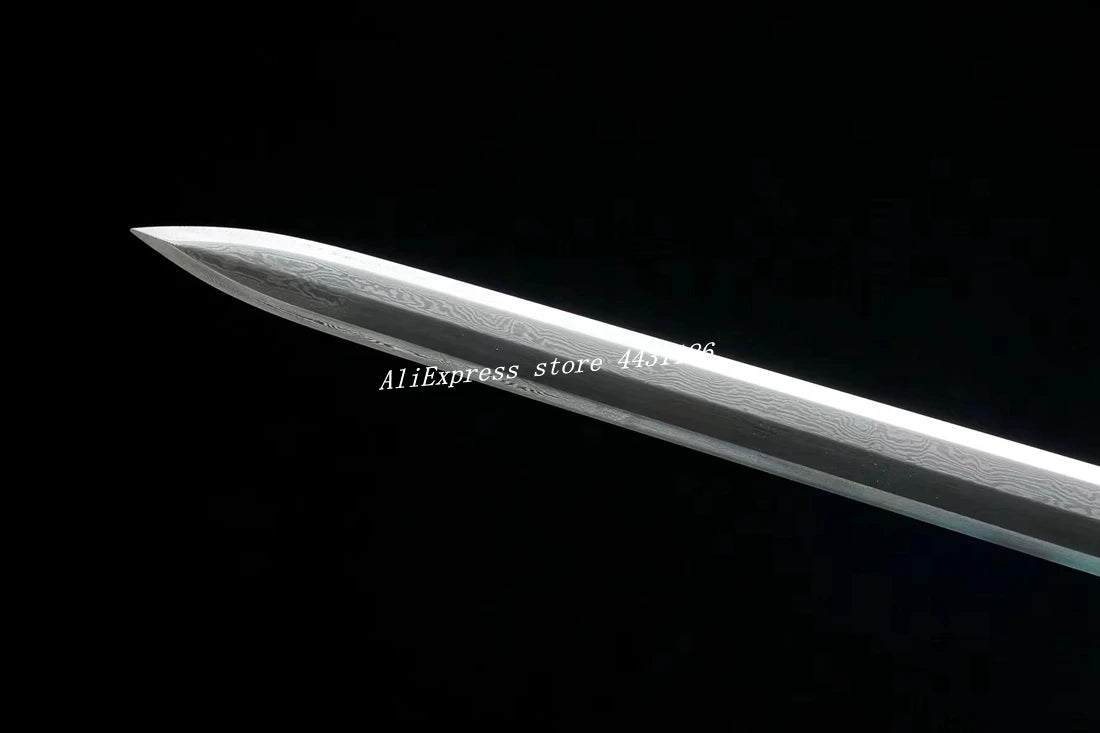 Dragon Jian: Handmade Damascus Blade Kung Fu Sword