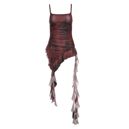 Nibber Summer Sisters Chic Tassel Mini Dress