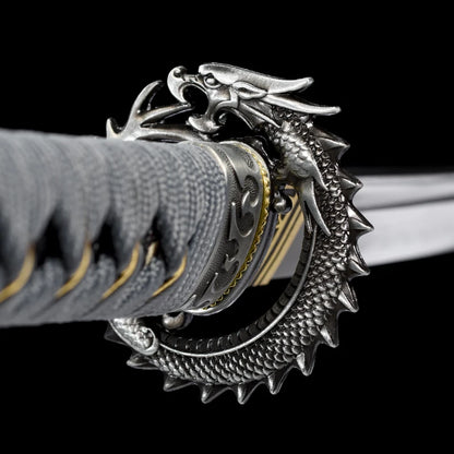 Majestic Dragon Sword Fittings Set for Samurai Blades