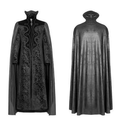 Coats Gothic Night Count Cloak Long Coat