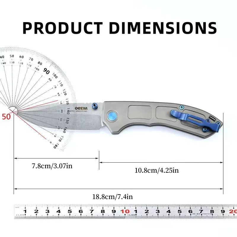 M390 ApexFold: Premium Multifunction Camp Knife