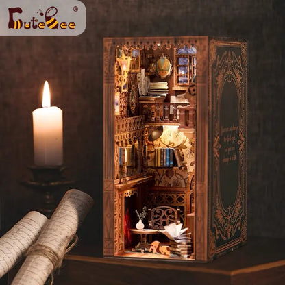 Retro Eternal Bookstore Led Lights Model For Handmade